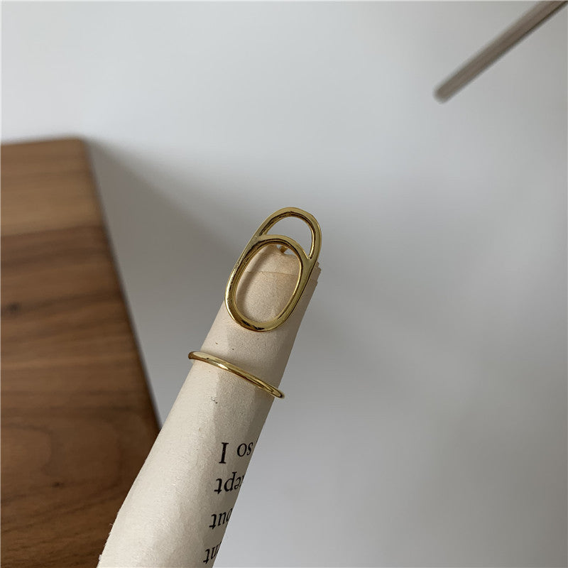 Chic Cold Nail Statement Ring